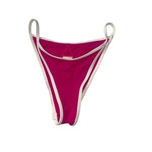 L Space Bitsy Cut Bikini Bottoms Hot Pink Small S/P